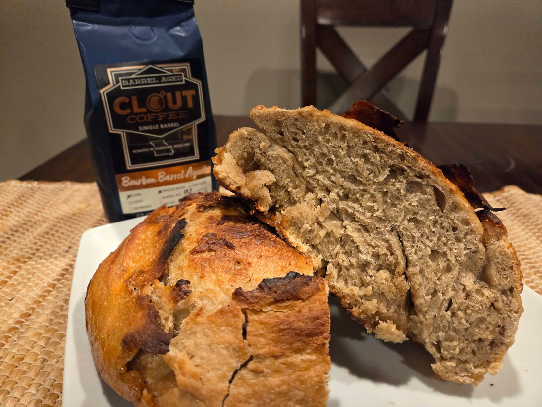 Clout Coffee Sourdough with Chocolate and Caramel Chips