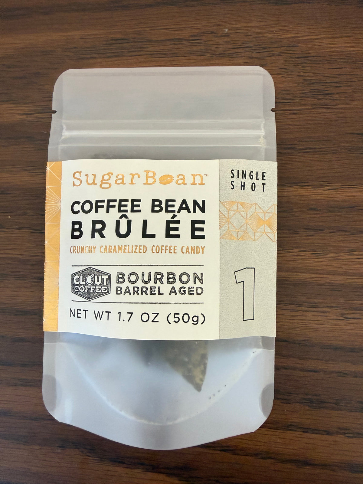 Bourbon Barrel-Aged Coffee Bean Brûlée — Single Shot