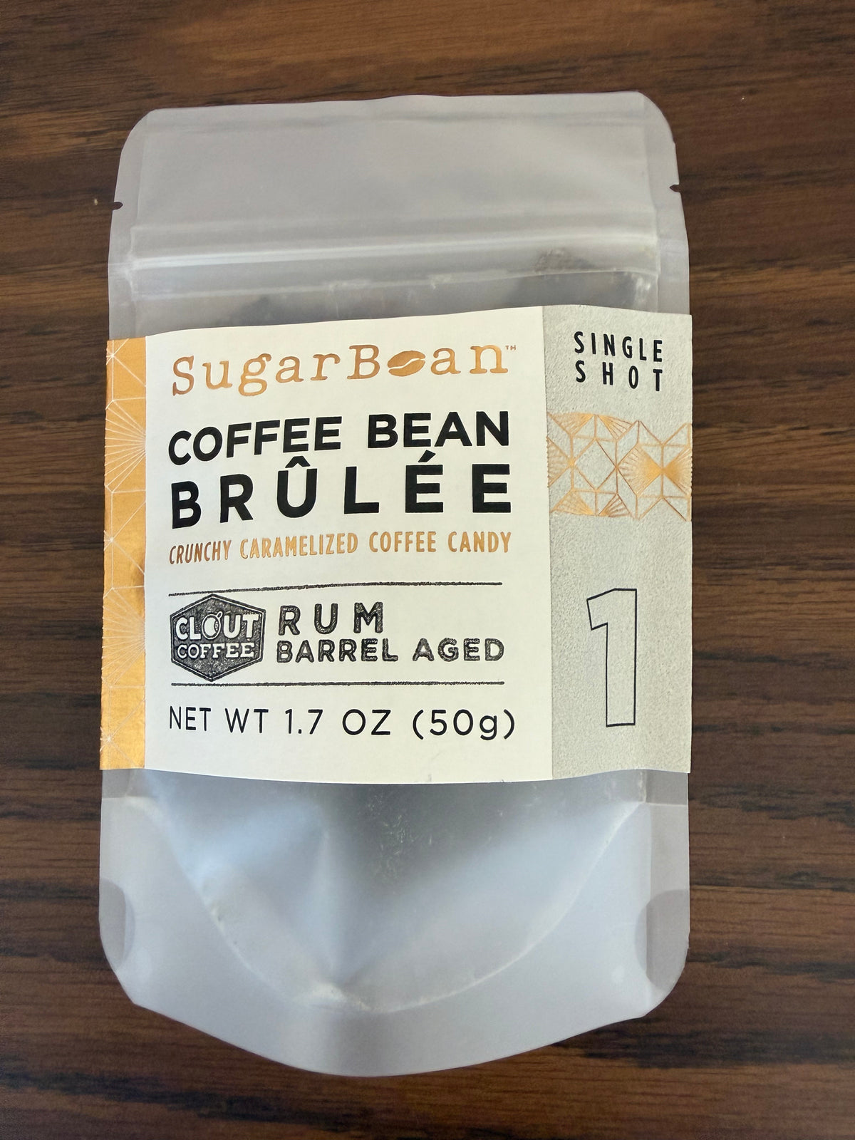 Rum Barrel-Aged Coffee Bean Brûlée — Single Shot