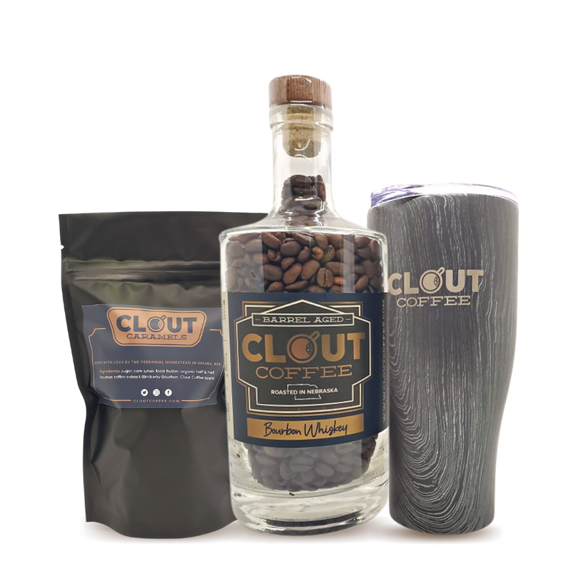 Gift Bottle Set | Gift Bottle, Clout Caramels and Clout Tumbler