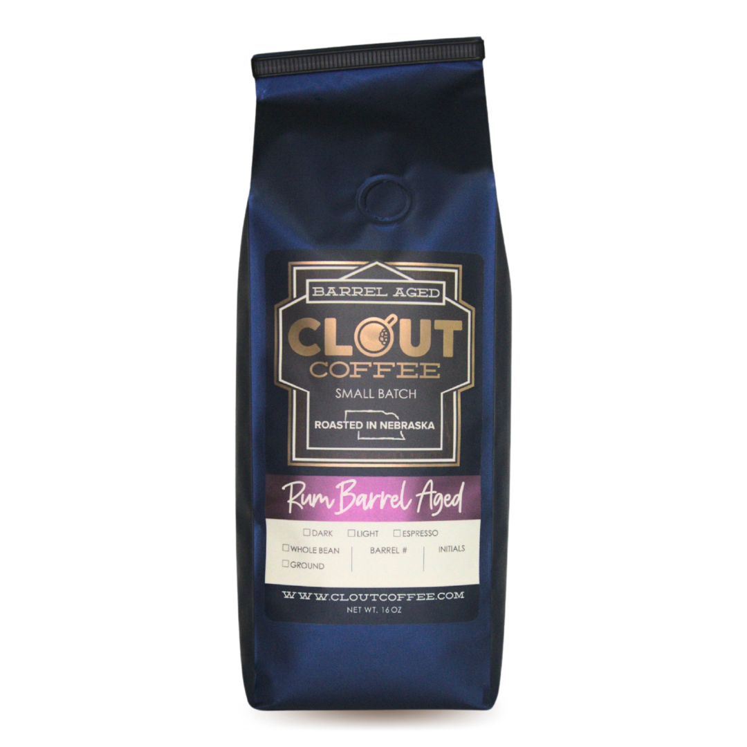 Rum Barrel Aged 16oz Clout Coffee