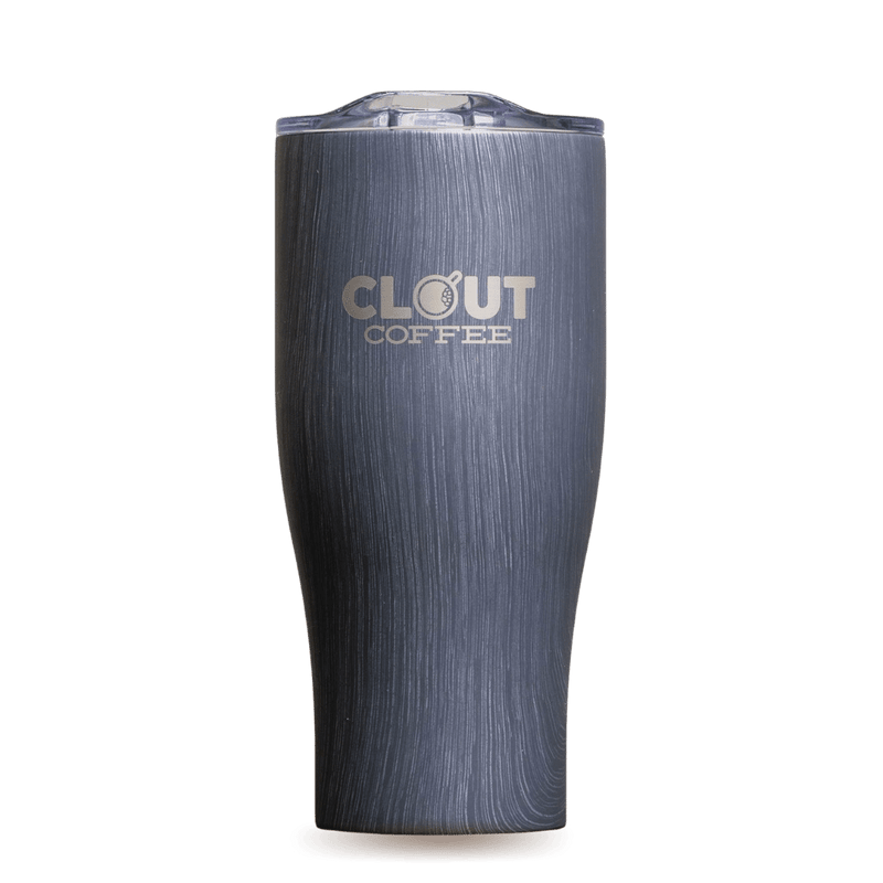 Clout Gift Box  | Whole Bean Gift Bottle 10oz + Rustic Gray Tumbler 27oz